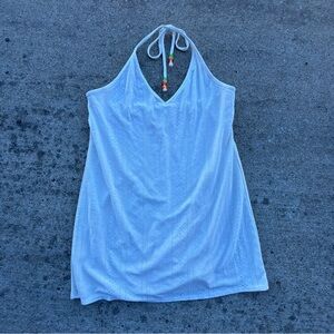 Wild Fable White Halter Swim Cover-Up Dress